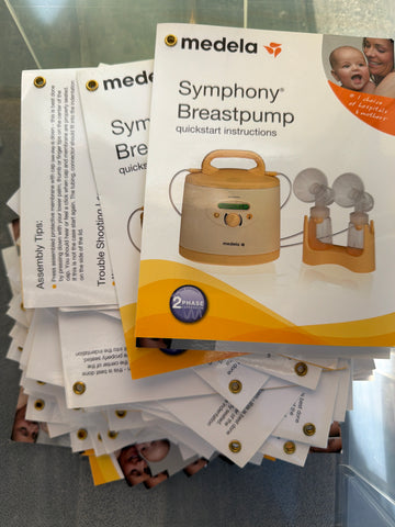 (1) Medela Symphony QuickStart Instructions