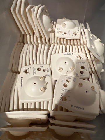 #3 CONDITION NO YELLOW PLUG Medela Pump In Style Advanced Faceplate 9v Breast Pump Motor FACE PLATE ONLY