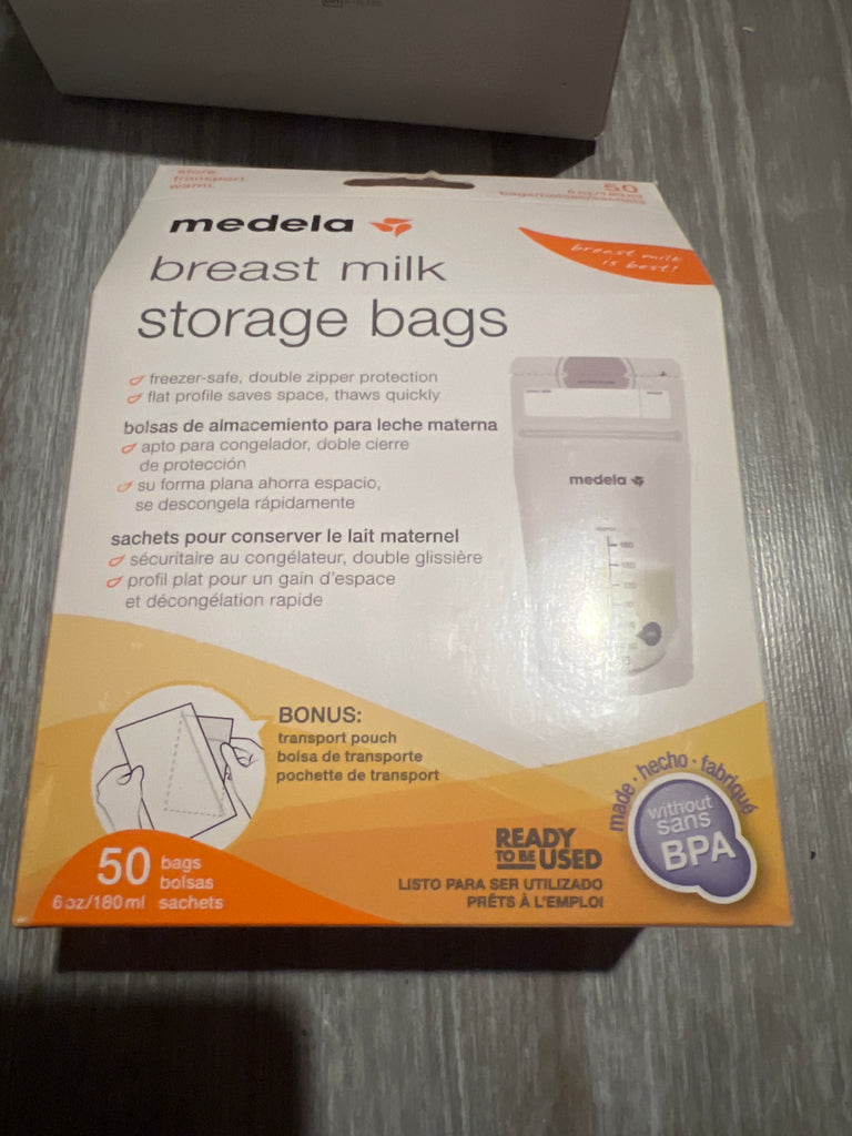 NEW Medela Breast Milk Storage Bags, 50 Count BPA FREE Model #68061