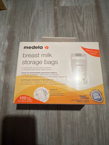 NEW Breast Milk Storage Bags, 100 Count BPA FREE Model #68062