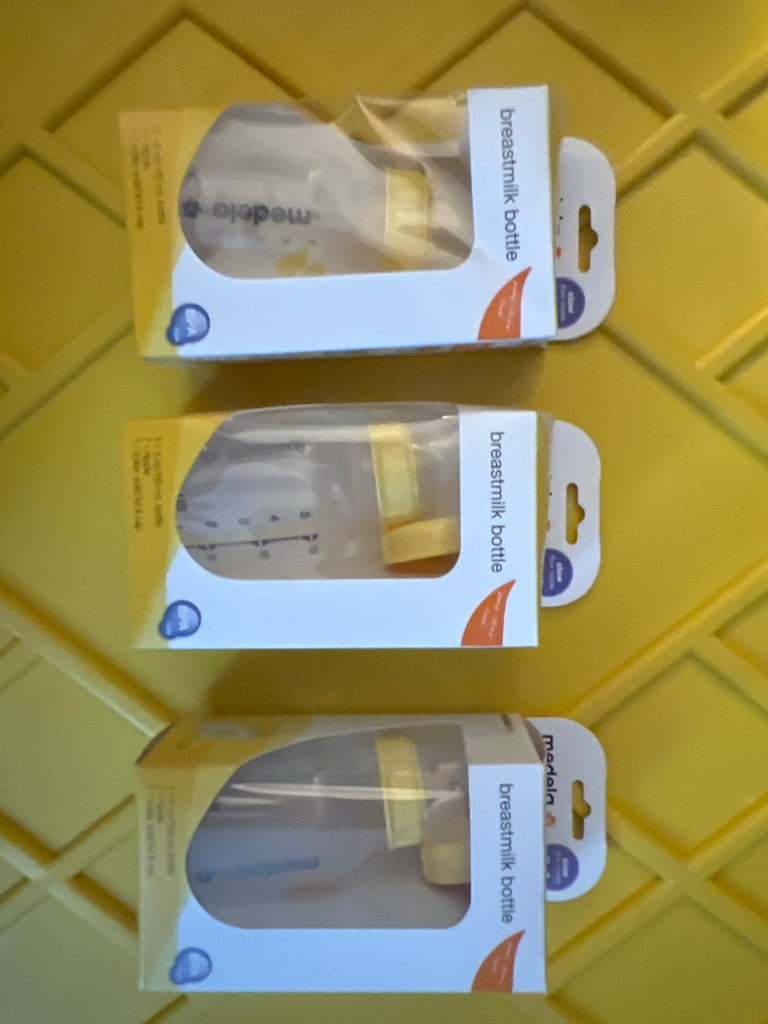 *READ* (1) Medela Breastmilk Bottle, 5 Ounce SINGLE BOTTLE Retail Box With collar/nipple/lid/cap 5oz