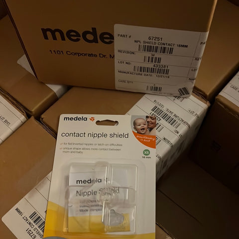 (1) Medela 16mm Contact Nipple Shield New In Retail Box Extra Small XS 16 mm 67251