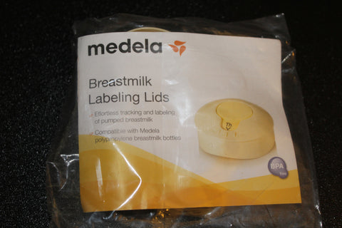 SEALED PACKAGE Medela Breast Milk Labeling Lids Caps Turn Dial Days Week bottles storage Breastmilk Lid