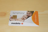 Medela Symphony STANDARD Program Card - English. Part #67208
