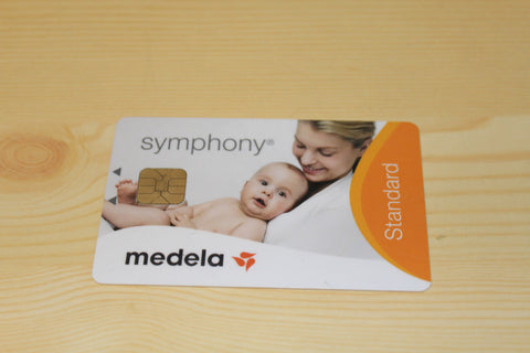 Medela Symphony STANDARD Program Card - English. Part #67208