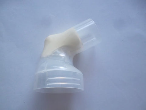 Medela Swing or Harmony Tan Replacement Body Without Shield Overmolded 8007196 Spare Part Connector Cream Connecter Elbow