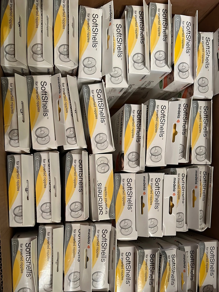 (1) DAMAGED SEALED BOX SoftShells for INVERTED NIPPLES Soft Shells IN RETAIL BOX
