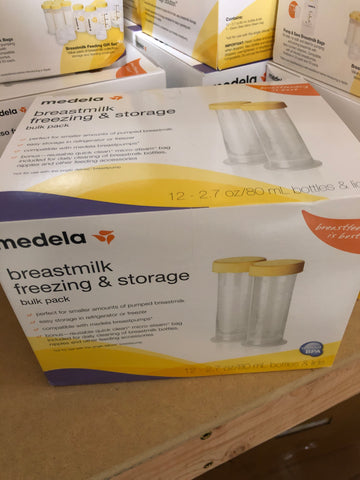 Medela Breastmilk Freezing & Storage Containers, 2.7 Ounce, 12 Count Breast Milk Freezer Pack #87061