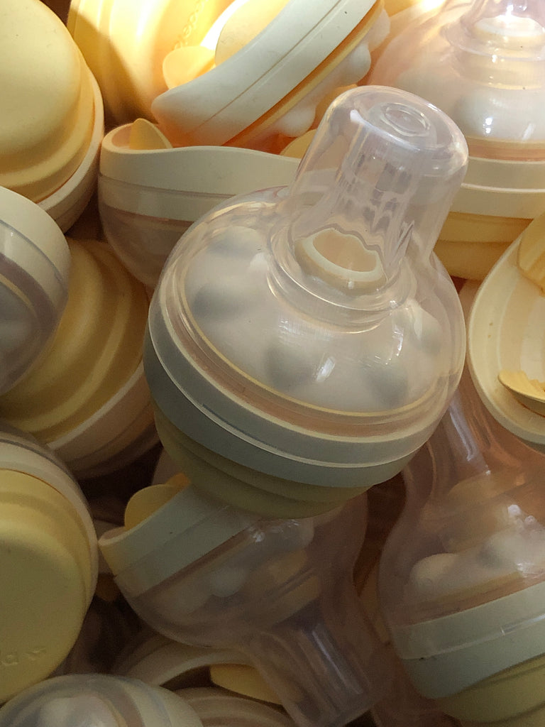 (1) BULK No Package Medela Calma Breast Milk Feeding Nipple MAYBE DUSTY